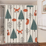 Cat Printing Curtain