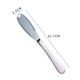 Butter Knife Stainless Steel Multifunction Cheese Bread Steak Knive With Hole Serrated Gold Knife Home Dinnerware Set Tools